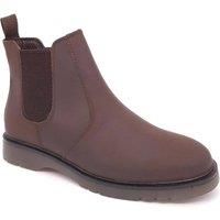 Frank James Men's Naseby Leather Chelsea Boots in Chocolate | Size: 6