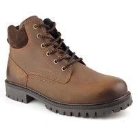 Frank James Men's Bisley Leather Ankle Boots in Chocolate | Size: 8