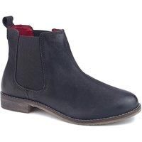Aintree Soft Nubuck Leather Red Chelsea Boots