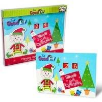 The Good Elf Wooden /'Sleeps Until Christmas/' Countdown Hanging Advent Calender