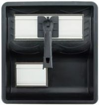 Coral 24300 Task Partner Paint Kit with Large and Small Pads for Emulsion and Gloss 4 Piece Pack Set, Black, Set of 4