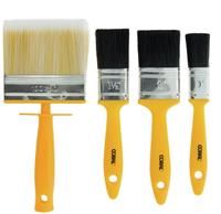 Coral 31310 Paint Set with Block Brush | 4 Piece, Yellow, pcs, Set of 4