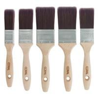 Coral Aspire Paint Brush Fine Synthetic Bristle Paintbrush Head Wooden