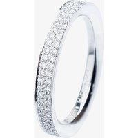 Henrich and Denzel Lily- Platinum Two Row 0.52ct Diamond Eternity Ring P4875-01