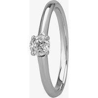 Mastercut Simplicity Four Claw 18ct White Gold 0.30ct Diamond Solitaire Ring C5RG001 030W