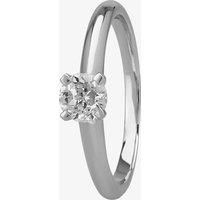 Mastercut Simplicity Four Claw 18ct White Gold 0.40ct Diamond Solitaire Ring C5RG001 040W