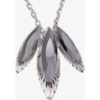 Sparkle Three Large Grey Crystal marquise Necklet N224 GRY