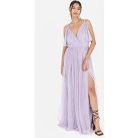 Anaya with Love Women's Recycled Cami Maxi Dress in Lilac | Size: 20