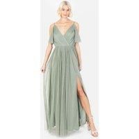 Anaya with Love Women's Recycled Cami Maxi Dress in Green | Size: 20