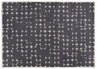 Habitat Penrose Patterned Wool Rug - 170x240cm - Grey