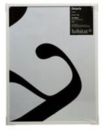 Habitat Ontario 30 X 40cm/24 X 32inch White Picture Frame/PLEASE NO GLASS FRONT