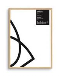 Habitat Ontario Oak Picture Frame - Natural - 43x33xm