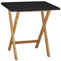 Habitat Drew Folding Bamboo 2 Seater Table  Black