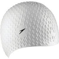 Speedo Bubble Cap Unisex Adult White One Size