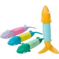 Speedo unisex-baby Spinning Dive Toy, Galinda/Emerald/Turquoise/Orange, One Size
