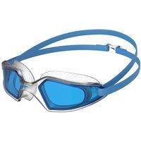 Speedo Unisex Hydropulse Swimming Goggle | Comfortable Fit | Adjustable Design, Pool Blue/Clear/Blue, One Size