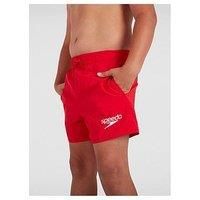 Speedo Junior Boy/'s 13" Watershorts | Swim Shorts | Swimming Trunks | Quick Dry | Comfort | Chlorine Resistant, Fed Red, M