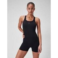 Speedo Women's Eco Endurance+ Legsuit Swimsuit Swimming Costume Black BNWT