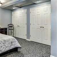 JB Kind Colonist Internal Door Grained 44 x 2040 x 726mm in White Mdf