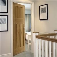 JB Kind Rustic DX Internal Door 35 x 1981 x 762mm in Oak Veneer