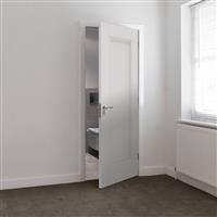 JB Kind Belton 1P Primed Internal Door 35 x 1981 x 610mm in White Mdf