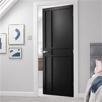 JB Kind City Internal Door 35 x 1981 x 838mm in Black Mdf