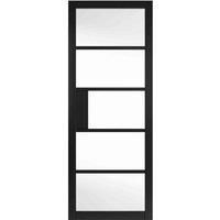 Jb Kind Doors Metro Black Clear Glass P F Glazed 35 X 1981 X 610