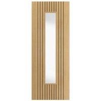 Jb Kind Doors Aria Oak Glazed Internal Door 35 X 1981 X 762
