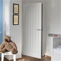 JB Kind Cottage 5 Internal Door 35 x 1981 x 762mm in White Moulded