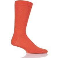 1 Pair Tangerine Dream Colour Burst Bamboo Socks with Smooth Toe Seams Men's 6-11 Mens - SOCKSHOP