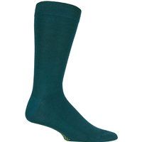 1 Pair Evergreen Colour Burst Bamboo Socks with Smooth Toe Seams Men's 7-11 Mens - SOCKSHOP