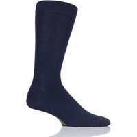 1 Pair In The Navy Colour Burst Bamboo Socks with Smooth Toe Seams Men's 6-11 Mens - SOCKSHOP