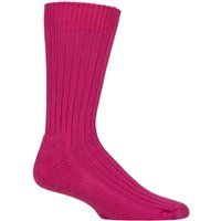 Mens & Ladies 1 Pair Glenmuir Cotton Cushioned Golf Socks Clematis 12-14 Mens
