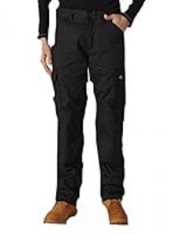 Dickies - Trousers for Men, Everyday Pants, Regular Fit, Black, 32W/34L