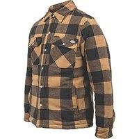 Dickies Portland Shirt Mens Fleece Padded Lumberjack Stud Work Jacket SH5000