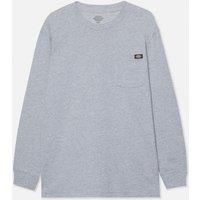 Dickies, Men/'s, HEAVYWEIGHT LS POCKET TEE RELAXED, HEATHER GREY, L