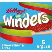 Fruit Winders Strawberry & Apple Rolls 5 x 17g