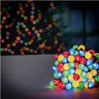 50/100 LED Berry Ball Xmas Bulb Fairy String Lights Outdoor Indoor Multi Action