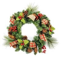 Premier Natural Berry Wreath 50CM Christmas Decoration