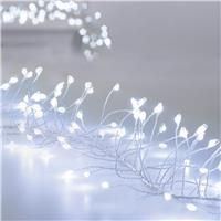 Premier Christmas Multi Action Ultra Brights Silver Garland LightsWhite 430 LED