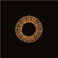 Premier Christmas Decoration Hanging Wreath with 600 LEDs 45cm - WARM WHITE