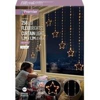 Premier Decorations Warm White Star Christmas Window Lights