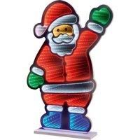 Christmas Decoration Waving Santa 60cm Infinity LED Lights Double sided LV243383