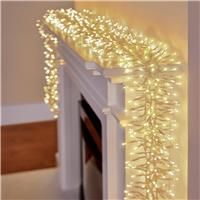 Premier 2000 LED ClusterBrights 25M - Warm White Clear Cable
