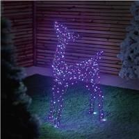 Tip Toe Reindeer Christmas Decoration 97cm 410 Enchanted LED Outdoor LV251359ET