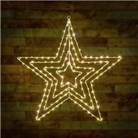 Premier Multi Action Microbright Star Christmas Lights