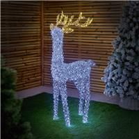 Aluminiun KD Stag With 340 White Warm White LEDS 1.57m