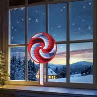 Premier 60cm Hanging Lollypop Spinning Infinity Mirror