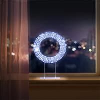 Premier Twinkling 720 White LEDs Table Top Christmas Wreath