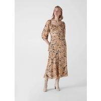 Leopard Print Silk Dress